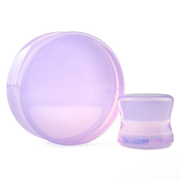 Lavender Silicone Ear Plugs 0g (8mm) - Picture 1 of 1
